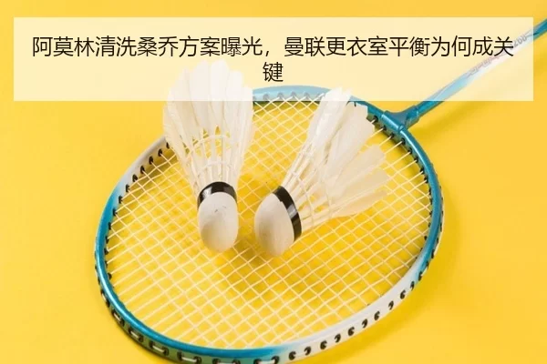 阿莫林清洗桑乔方案曝光，曼联更衣室平衡为何成关键